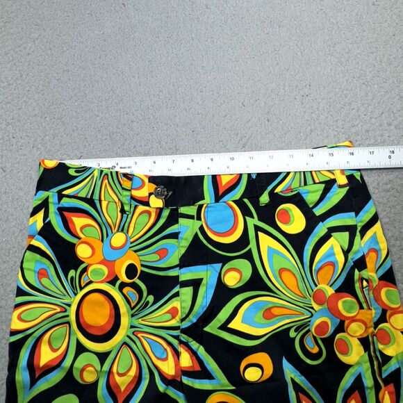 Loudmouth Golf Shorts Men 32 Bermuda‎ Short Shagadelic Logo Pockets 10 Inseam - Picture 9 of 13